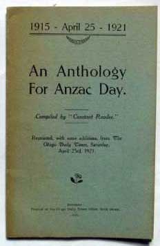 Anzac Day anthology